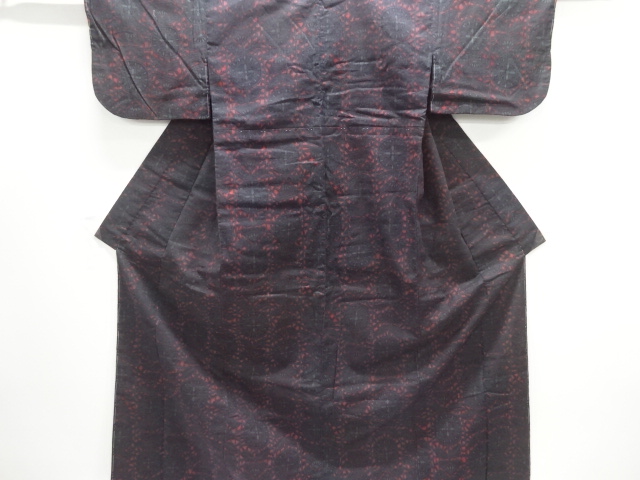 大正ロマン　花更紗模様着物